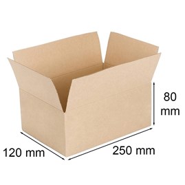 Kartony klapowe 250x120x80mm