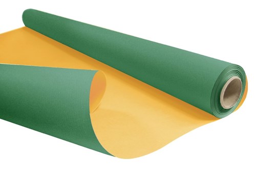 Papier ozdobny KRAFT DUO Zielono-Żółty 69cm/25m