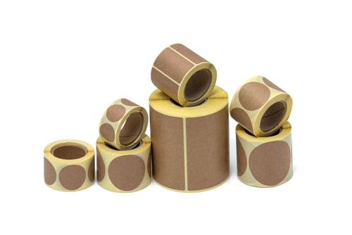 Naklejki okrągłe EKO KRAFT Fi60mm 250szt