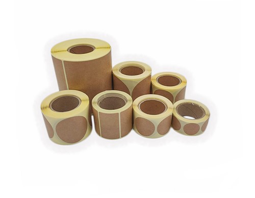 Naklejki okrągłe EKO KRAFT Fi60mm 250szt