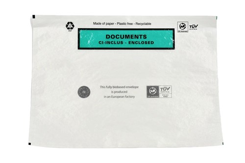 Koperta kurierska C5 EkoPapier "Documents Enclosed"-1000szt