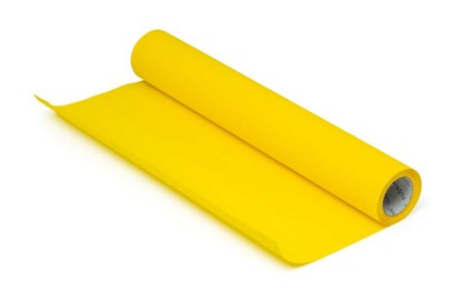 Papier karbowany ozdobny cytrynowy w rolce 50cm x 10m do pakowania i dekoracji