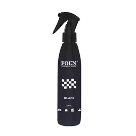 Perfumy do paczek FOEN Black 200 ml w pojemniku z atomizerem, zapach do wnętrz i auta