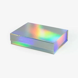 Holograficzne pudełko magnetyczne A5 235x170x60mm na prezent, składane opakowanie