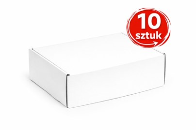 Biały karton wykrojnikowy 330x250x100 mm 10 sztuk