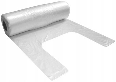 Paclan reklamówki foliowe HDPE – rolka 140 sztuk, przezroczyste, do 5 kg
