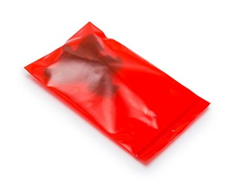 Czerwone woreczki strunowe 50x70mm 50um, opakowanie 50szt do przechowywania drobiazgów