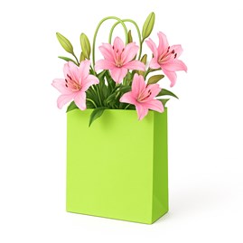 Torebka papierowa zielona 180x80x225 mm z papierowym uchwytem – praktyczna i przyjazna środowisku