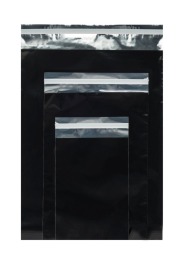 Woreczki Metalizowane 230x325+50mm Czarne