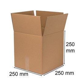 Karton klapowy 250x250x250mm pięciowarstwowy BC580