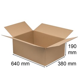 Karton klapowy 640x380x190mm (zewn.) "Paczkomaty B"