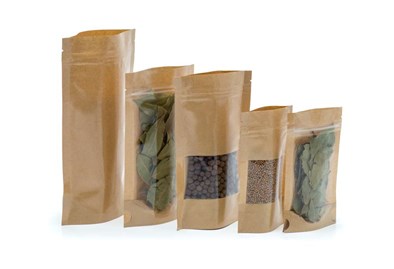 Doypack Papier + PE 250ml z dużym oknem - 100 szt