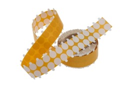 Kółka dwustronnie klejące 22mm z fingerliftem transparentne 2000szt