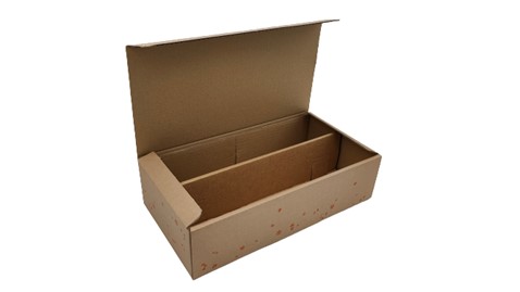 Karton prezentowy na 2 wina 360x196x93mm Merci z wkładką separatorową