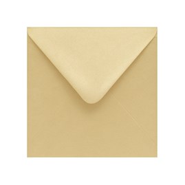 Koperty ozdobne K4 perłowe złote 165x165mm, 120g, 50szt, zamknięcie na mokro
