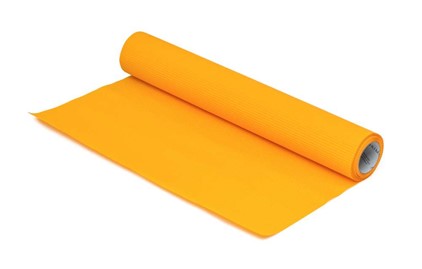 Pomarańczowy papier karbowany ozdobny w rolce 50cm x 10m do pakowania i dekoracji