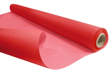 Czerwony papier pakowy Kraft Duo w rolce 0,69x50m do pakowania prezentów