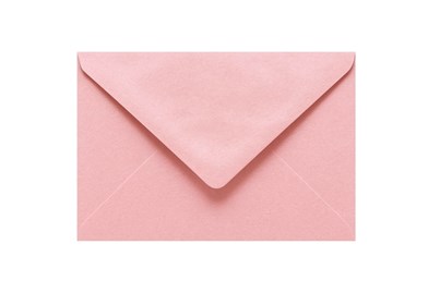 Perłowe różowe koperty B6 125x175mm, 120g, 50szt z zamknięciem na mokro