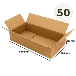 karton klapowy 640x380x80 mm EB580 50 sztuk