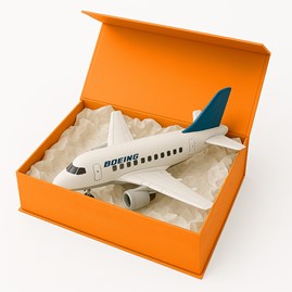 Pudełko magnetyczne 220x160x80mm Pomarańczowe