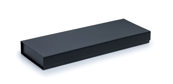 Czarne pudełko prezentowe F3 z zamknięciem magnetycznym, składane, 500x180x53mm