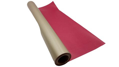 Rolka papieru pakowego kraft bordowo-złotego 70cm/25m 60gsm do pakowania prezentów