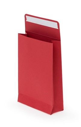 Koperty kartonowe 80x120x30mm Czerwone 220g 10szt