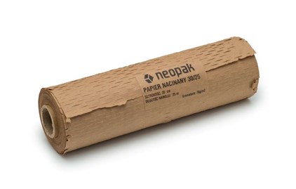 Papier nacinany kraft brązowy 30cm 25m do pakowania i zabezpieczania produktów