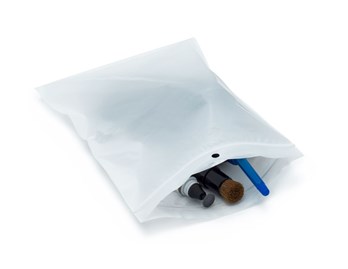 Białe torebki strunowe 160x220mm 50um, opakowanie 50szt do pakowania