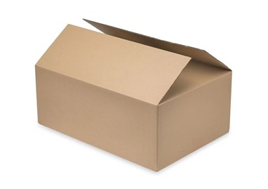Karton klapowy 450x350x190mm, brązowe pudełko wysyłkowe z tektury falistej