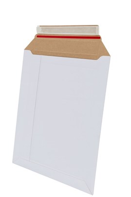 Biała koperta kartonowa A3 325x460mm z tektury Fala E do wysyłki dokumentów
