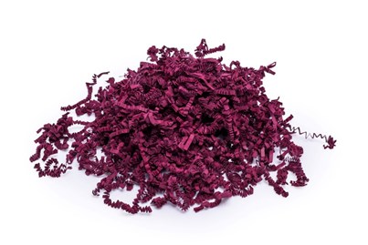 Burgundowy papierowy wypełniacz SizzlePak 1kg do paczek i pudełek prezentowych