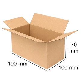 Pudełko klapowe 190x100x70mm