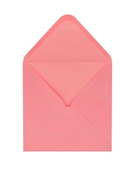 Koperty ozdobne kwadratowe K4 w perłowym różu, 165x165mm, 50szt, papier 120g