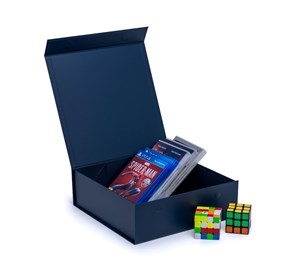 Pudełko Magnetyczne Granatowe 305x305x102mm(zew) Opakowanie Na Prezent