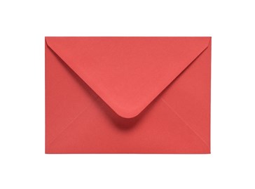 Koperty C5 koralowe czerwone 120g 10szt, ozdobne koperty papierowe na mokro