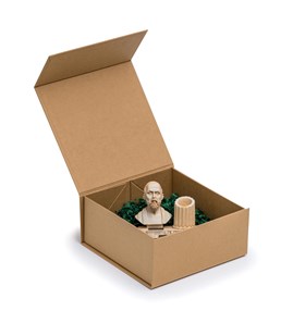 Pudełko Magnetyczne Kraft 200x200x90mm Pudełko Prezentowe Ozdobne