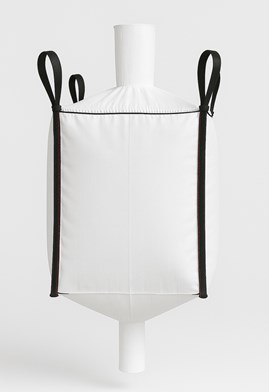 Kontenerowy Big-Bag 90x90x180 cm z lejami do napełniania i opróżniania – Neopak