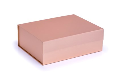 Pudełko magnetyczne prezentowe Rose Gold 235x235x80mm, sztywne opakowanie