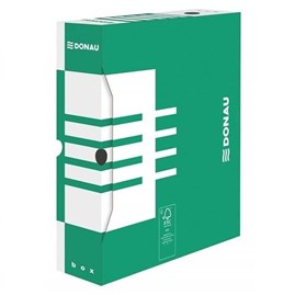 Pudło archiwizacyjne Donau A4 zielone kartonowe 3W 80x340x297mm 1szt