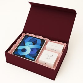 Pudełko Magnetyczne 430x330x100mm Bordowe