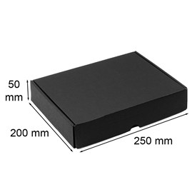 Karton Wykrojnikowy 250x200x50mm Czarny F427