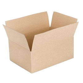 Karton klapowy 450x350x190mm, brązowe pudełko wysyłkowe z tektury falistej